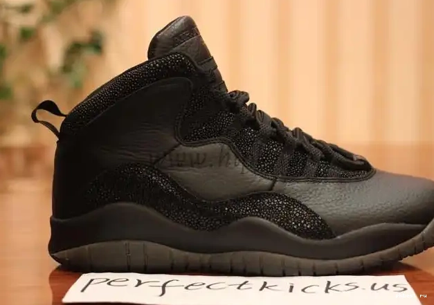 black best Air Jordan X Authentic version Ovo 0601
